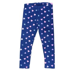 Cat & Jack 3T blue heart print leggings